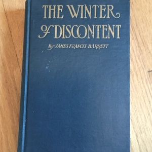 THE WINTER OF DISCONTENT Book by JAMES FRANCIS BARRETT Hardcover